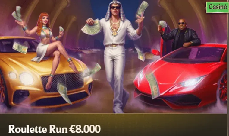 Roulette run 8000 euro
